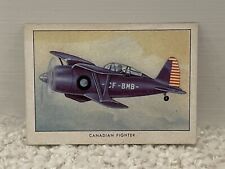 1940-42 Wings Cigarettes Series B T87 Canadian Fighter #50 picture