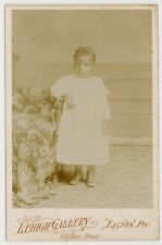 African American Child 1880 Cabinet Card Photo Black Baby Easton Pa J10914 picture