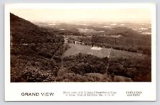 c1940s SS Grand View Point Hotel Panorama Juniata Pennsylvania PA RPPC Postcard picture