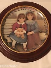 Discontinued 1995 Bradex Sisters Are Blossoms Kindred Moments Poulin Home Plaque picture