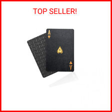 BIERDORF Diamond Waterproof Black Playing Cards, Poker Cards, HD, Deck of Cards  picture