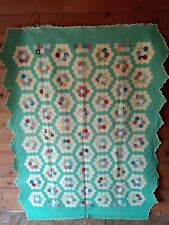 Beautiful Antique Hand Stitched  76x58 Quilt picture