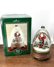 Hallmark Christmas Santa Water Snow Globe Music Box, Plays Deck The Halls picture