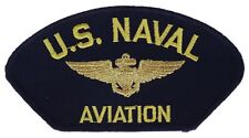 USN Naval Aviation Navy Aviator Pilot USN 5.25 inch Hat Patch HFLB1591 F1D9J picture