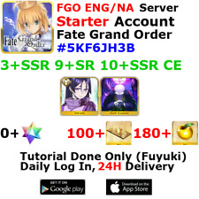 [ENG/NA][INST] FGO / Fate Grand Order Starter Account 3+SSR 100+Tix  #5KF6 picture