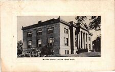 Vintage Postcard- Willard Library, Battle Creek, MI Early 1900s picture