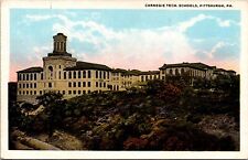 Carnegie Tech Schools Pittsburgh Pennsylvania White Border Early VTG Postcard 9P picture