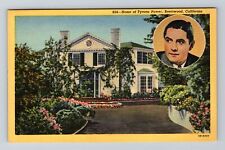Brentwood CA-California, Home Tyrone Power, Vintage Postcard picture