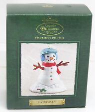 2002 Hallmark Keepsake Ornament Collector Club edition Snowman Christmas Figure picture