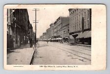 Elmira NY-New York, East Water St Looking West, c1910 Vintage Souvenir Postcard picture