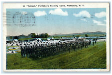 1917 Retreat Plattsburg Training Camp Plattsburg New York NY WW1 Postcard picture