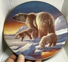 Polar Bears By Gen Dieckhoner The Vanishing Animals Plate 1981 Fourth Issue picture