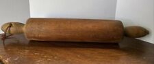 Vintage Solid Wood One Piece 20” Rolling Pin Rustic Farmhouse Kitchen Primitive picture
