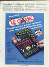 Introducing Electronic Le Game baseball Break Thru Checkers ad 1980 picture