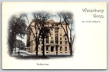 The Elton Hotel Waterbury Connecticut CT N Ellis Bank Street Vintage Postcard picture