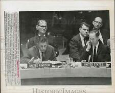 1965 Press Photo Charles W. Yost and C. Peter Hope, British delegate to U.N., NY picture
