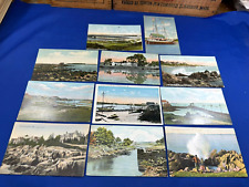 11 C.1910 Kennebunkport, ME Postcards ~ Boats, Cape Porpoise, Old Mill Pond picture