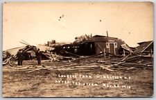 colberg farm wimbledon North Dakota after the storm 1916 RPPC picture