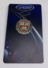 Harvard University Coat Of Arms Shield Seal Crest Sparta Pewter Lapel Pin (185) picture