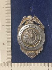 vintage Chevrolet patrol service badges picture