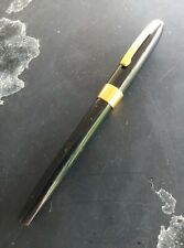 VTG Sheaffer White Dot Gloss Black Rollerball Pen Needs Refill OFFER? USED  picture