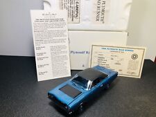 DANBURY MINT 1968 PLYMOUTH ROAD RUNNER HT W/DOCS NIB GREAT PAINT RARE NO APOLOGY picture