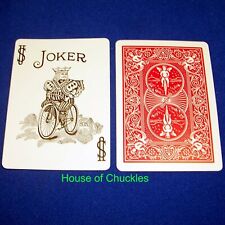 One Way Forcing Deck Black n White Joker, Red Bicycle Card Magic Trick, 1-Way picture