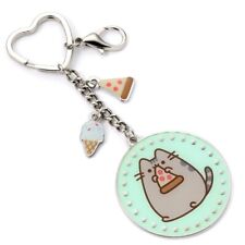 Pusheen the Cat Pizza Keychain picture