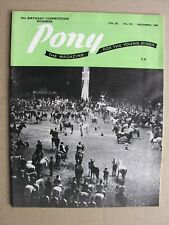 PONY MAGAZINE December 1968 Louise Firouz Caspian Horse, Bursted Manor Pam Tombs picture