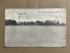 Postcard Budd Lake New Jersey Shore Drive Lake Scene Antique NJ PC Posted 1916 picture