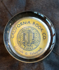 Vintage UC Berkeley California Book Co. Glass Paperweight picture