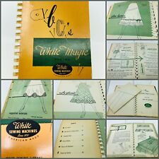 1951 WHITE Sewing Machine Book Mid Century APRON-PETTICOAT Designs-PATTERNS picture