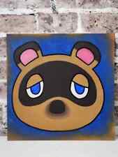 Animal Crossing Paintings on Canvas panel 4 set LOT Tom Nook, Isabelle (12x12) picture
