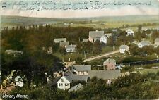 UDB Postcard; Union ME Town View, Knox County, Posted picture