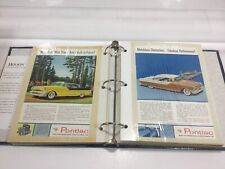 Lot of 90 Vintage Auto Magazine Ads 1950s-1960s Chevy Pontiac Olds Cadillac GM 2 picture