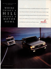 1992 ISUZU TROOPER SUV Import Automobile Car Vintage Magazine Print Ad 8X10 picture