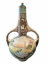 Stunning Vintage Hand Painted Oriental Vase picture