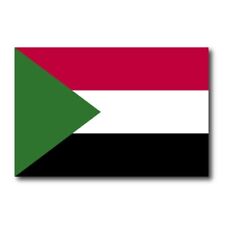Sudan Sudanese Flag Car Magnet Decal - 4 x 6 Heavy Duty for Car Truck SUV picture