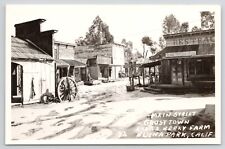 RPPC Buena Park California Knott's Berry Place Main Street c1940 Photo Postcard picture