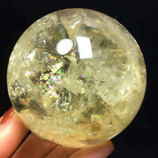 483g Natural citrine Quartz sphere Crystal polished ball Healing  decor gift picture