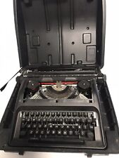 Royal Black Epoch Manual Portable Typewriter with Case  picture
