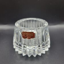 Gorham Full Lead Crystal Hand Crafted Candle Holder Decor Yugoslavia  picture