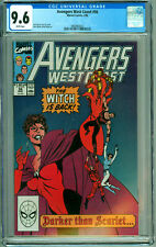 Avengers West Coast 56 CGC 9.6 1st Appearance Dark Scarlet Witch Evil Wanda picture