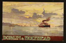 Dublin & Holyhead Steamship Postcard London & North Western Railway Company picture