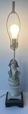Vintage Cordey Corday? Man Bust Figurine Wearing Hat Lamp WORKS** picture