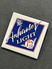 Anheuser Light Beer 75 Calories Advertising Pinback Pin (Anheuser Busch) picture