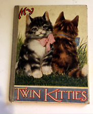My Twin Kittens by Edna Groff Diehl  100 years old 1924 picture