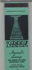 Matchbook Cover - Pizza Place - Armond's Lounge Bountiful, UT picture