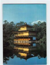 Postcard Picturesque Golden Pavilion of the Kinkaku-ji Kyoto Japan picture