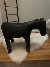 Vintage Mid-Century Dimitri Omersa 1960s Leather Donkey Stool picture